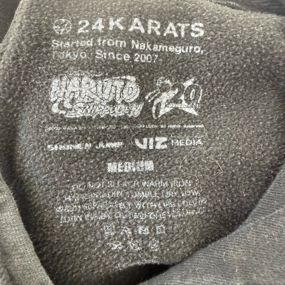 24 Karats Naruto Graphic Hoodie Medium - Picture 4 of 6